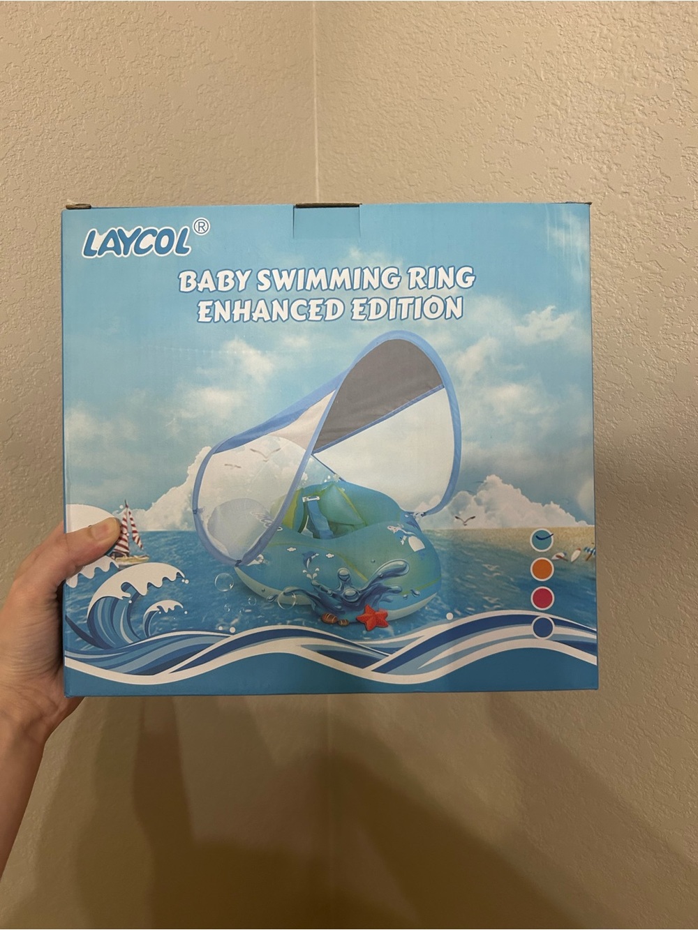 LAYCOL Baby Swimming Ring - Blue